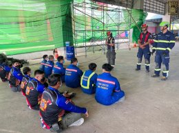 โครงการฝึกซ้อมแผนการป้องกันเหตุสาธารณภัย ในวันศุกร์ที่ 1 กรกฎาคม 2565