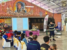 ประมวลภาพงานฝึกโครงการเพื่อป้องกันและบรรเทาสาธารณภัยอุบัติภัยต่างๆ วันที่ 1 