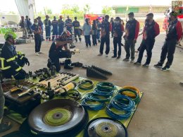 โครงการฝึกซ้อมแผนการป้องกันเหตุสาธารณภัย ในวันศุกร์ที่ 1 กรกฎาคม 2565