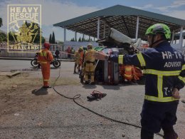 ทีม Heavy Rescue THAILAND ร่วมสนับสนุน ใน โครงการฝึกซ้อมแผนบูรณาการสาธารณภัย ระดับ 2 วันที่ 24-25 กรกฎาคม 2565 
