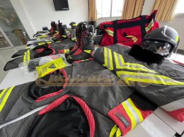 ผลงานการส่งมอบชุดดับเพลิง TEXPORT มาตรฐาน EN