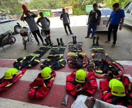 ผลงานการส่งมอบชุดดับเพลิง TEXPORT 