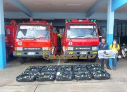 ผลงานการส่งมอบครั้งนี้ ชุดเครื่องช่วยหายใจแบบสะพายหลัง (SCBA)