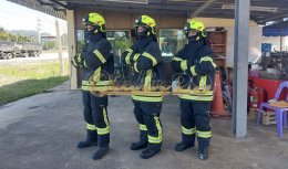 ผลงานการส่งมอบชุดดับเพลิง TEXPORT 