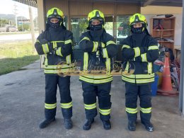 ผลงานการส่งมอบชุดดับเพลิง TEXPORT 