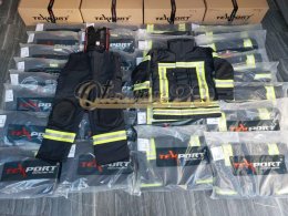 ชุดดับเพลิงภายในอาคาร Fire Suit ชนิดเนื้อผ้า 3 ชั้น 