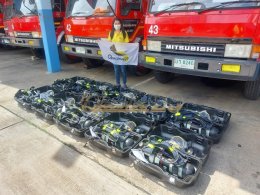 ผลงานการส่งมอบครั้งนี้ ชุดเครื่องช่วยหายใจแบบสะพายหลัง (SCBA)
