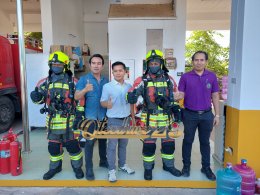 ผลงานส่งมอบชุดดับเพลิง TEXPORT FIRE EXPLORER เนื้อผ้า IB-TEX ครบชุด 