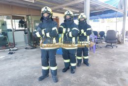 ผลงานการส่งมอบชุดดับเพลิง TEXPORT 