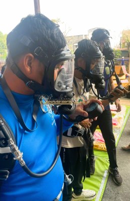 ผลงานส่งมอบครุภัณฑ์ สำหรับใช้ในงานดับเพลิง