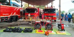 ผลงานส่งมอบครุภัณฑ์ สำหรับใช้ในงานดับเพลิง