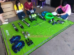 ผลงานการส่งมอบวันนี้ อุปกรณ์กู้ภัย