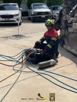 ประมวลภาพการฝึก Heavy Rescue ทั้ง 2 วัน ในวันที่ 28-29 มีนาคม 2567