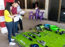 ผลงานการส่งมอบวันนี้ อุปกรณ์กู้ภัย