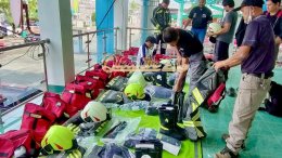 ผลงานการส่งมอบแห่งความภาคภูมิใจ "ชุดดับเพลิงภายในอาคาร" 