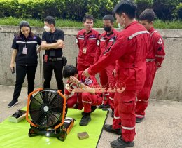 ผลงานการส่งมอบ พัดลมระบายควัน (PPV) นวัตกรรมใหม่ ยี่ห้อ BIG รุ่น HP18 iB+ ชนิดแบตเตอรี่