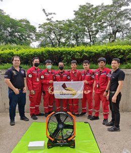 ผลงานการส่งมอบ พัดลมระบายควัน (PPV) นวัตกรรมใหม่ ยี่ห้อ BIG รุ่น HP18 iB+ ชนิดแบตเตอรี่