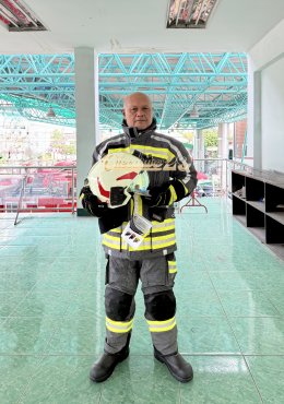 ผลงานการส่งมอบแห่งความภาคภูมิใจ "ชุดดับเพลิงภายในอาคาร" 