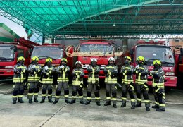 ผลงานการส่งมอบแห่งความภาคภูมิใจ "ชุดดับเพลิงภายในอาคาร" 