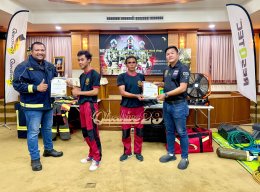 "Fire Rescue equipment & technique Work shop" โครงการพัฒนาศักยภาพบุคลากร ด้านการป้องกันและระงับอัคคีภัย 