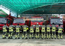 ผลงานการส่งมอบแห่งความภาคภูมิใจ "ชุดดับเพลิงภายในอาคาร" 