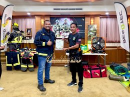 "Fire Rescue equipment & technique Work shop" โครงการพัฒนาศักยภาพบุคลากร ด้านการป้องกันและระงับอัคคีภัย 