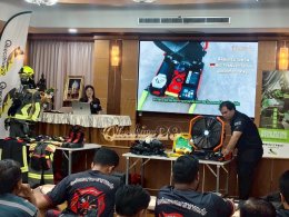 "Fire Rescue equipment & technique Work shop" โครงการพัฒนาศักยภาพบุคลากร ด้านการป้องกันและระงับอัคคีภัย 