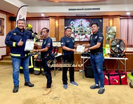 "Fire Rescue equipment & technique Work shop" โครงการพัฒนาศักยภาพบุคลากร ด้านการป้องกันและระงับอัคคีภัย 