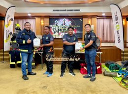 "Fire Rescue equipment & technique Work shop" โครงการพัฒนาศักยภาพบุคลากร ด้านการป้องกันและระงับอัคคีภัย 