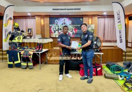 "Fire Rescue equipment & technique Work shop" โครงการพัฒนาศักยภาพบุคลากร ด้านการป้องกันและระงับอัคคีภัย 