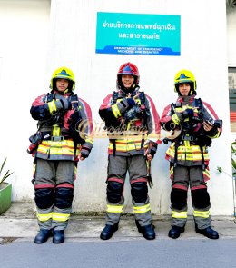 ผลงานการส่งมอบวันนี้ ชุดดับเพลิงครบชุดพร้อมอุปกรณ์ดับเพลิงอื่นๆ