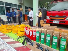 ผลงานการส่งมอบ วัสดุเครื่องดับเพลิง