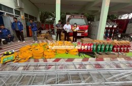 ผลงานการส่งมอบ วัสดุเครื่องดับเพลิง