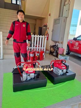 ผลงานการส่งมอบ อุปกรณ์สำหรับงานดับเพลิง