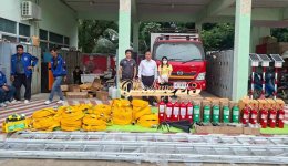 ผลงานการส่งมอบ วัสดุเครื่องดับเพลิง