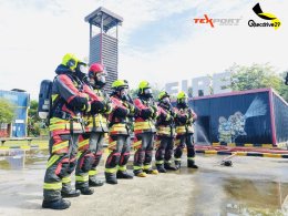 ‍บรรยากาศฝึกซ้อมดับเพลิง  Texport Action Day Thailand 