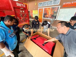 ผลงานการส่งมอบ QTECDRIVE29 เบาะลมนิรภัย รองรับการโดดจากที่สูงพร้อมอุปกรณ์️