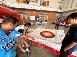 ผลงานการส่งมอบ QTECDRIVE29 เบาะลมนิรภัย รองรับการโดดจากที่สูงพร้อมอุปกรณ์️