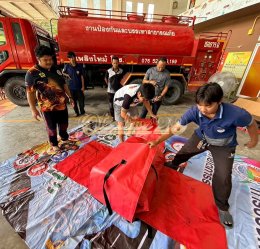 ผลงานการส่งมอบ QTECDRIVE29 เบาะลมนิรภัย รองรับการโดดจากที่สูงพร้อมอุปกรณ์️