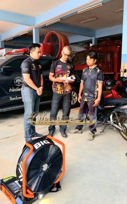 ผลงานการส่งมอบ Qtecdrive29 "พัดลมระบายควัน (PPV)"