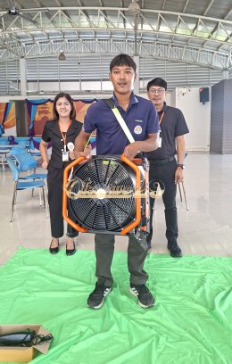 ผลงานการส่งมอบ Qtecdrive29 พัดลมระบายควัน (PPV) นวัตกรรมใหม่