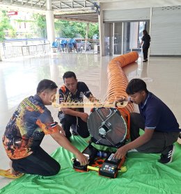 ผลงานการส่งมอบ Qtecdrive29 พัดลมระบายควัน (PPV) นวัตกรรมใหม่