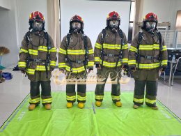 ผลงานการส่งมอบครั้งนี้ ชุดเครื่องช่วยหายใจแบบสะพายหลัง (SCBA)