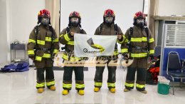 ผลงานการส่งมอบครั้งนี้ ชุดเครื่องช่วยหายใจแบบสะพายหลัง (SCBA)
