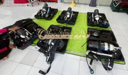 ผลงานการส่งมอบ ชุดเครื่องช่วยหายใจแบบสะพายหลัง (SCBA)