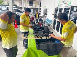 ผลงานการส่งมอบ ชุดเครื่องช่วยหายใจแบบสะพายหลัง (SCBA)