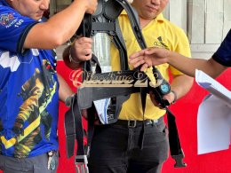 ผลงานการส่งมอบ QTECDRIVE29 ชุดดับเพลิงภายในอาคารครบชุดพร้อมชุดเครื่องช่วยหายใจแบบสะพายหลัง (SCBA)