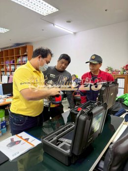 ผลงานการส่งมอบ กล้องถ่ายภาพความร้อนพร้อมระบบสัญญาณภาพไร้สายทางไกล