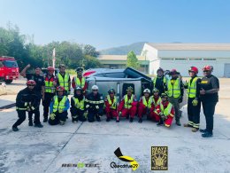 ประมวลภาพงานฝึกอบรม อบจ.ชลบุรี Heavy Rescue Training