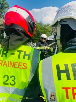 ประมวลภาพงานฝึกอบรม อบจ.ชลบุรี Heavy Rescue Training